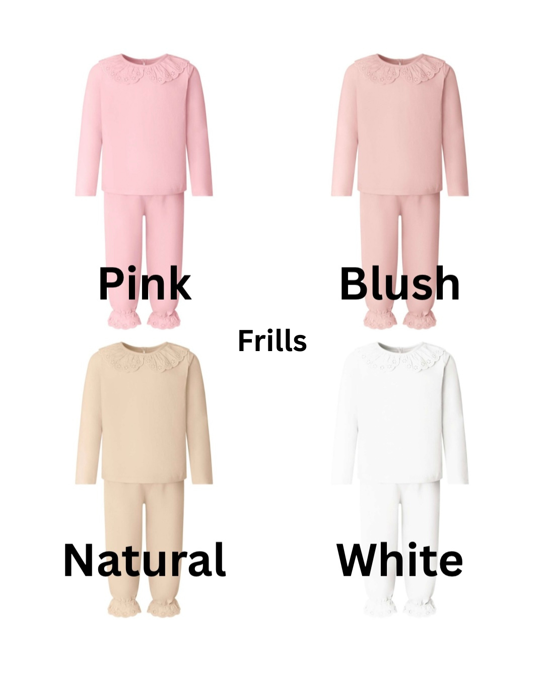 Peppa Pig Personalised Kids Birthday Pyjamas - Embroidered