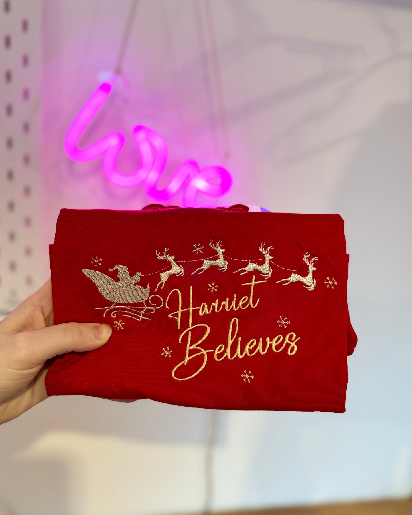 2 ITEM £25 MYSTERY CHRISTMAS JUMPER & PYJAMAS | For Embroidery Personalised - Click View Full Details