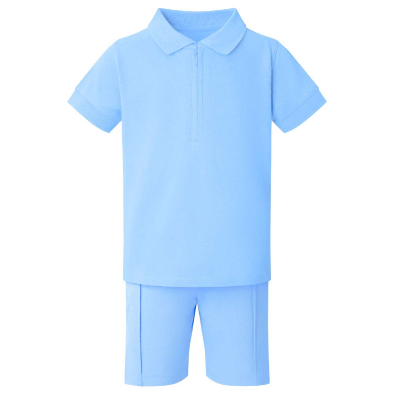 Hunny Bear Polo and Short Set - Embroidery Personalised
