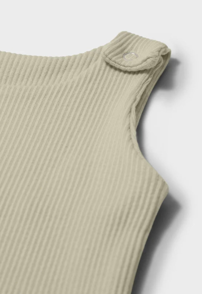 Sea Shell Ribbed Cotton Dungarees - Personalised Embroidered