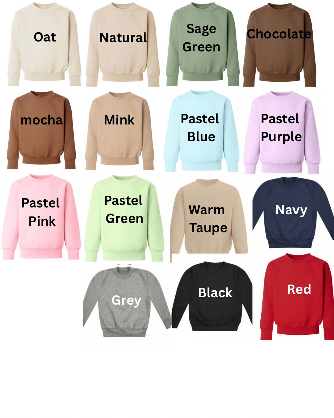 Spooky Season Children's Sweatshirt - Embroidered