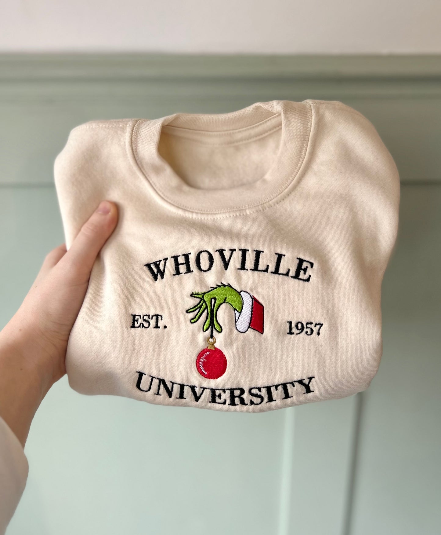 Grinch University Christmas Jumper