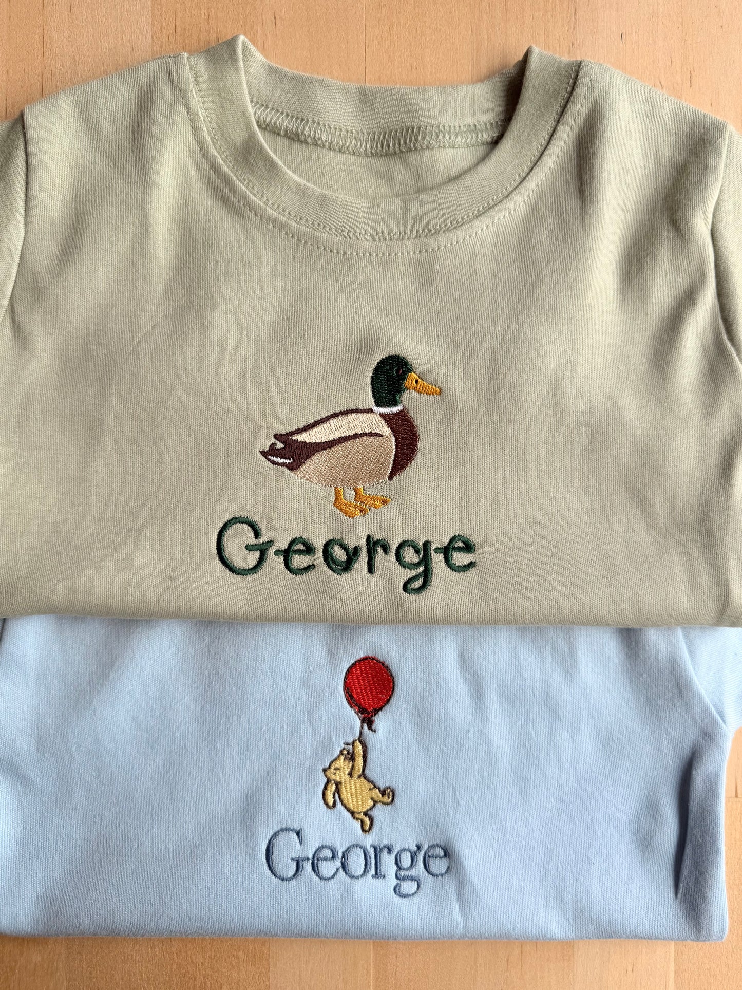 OLDER KIDS Personalised Children's T-shirt - Summer Options - Embroidered