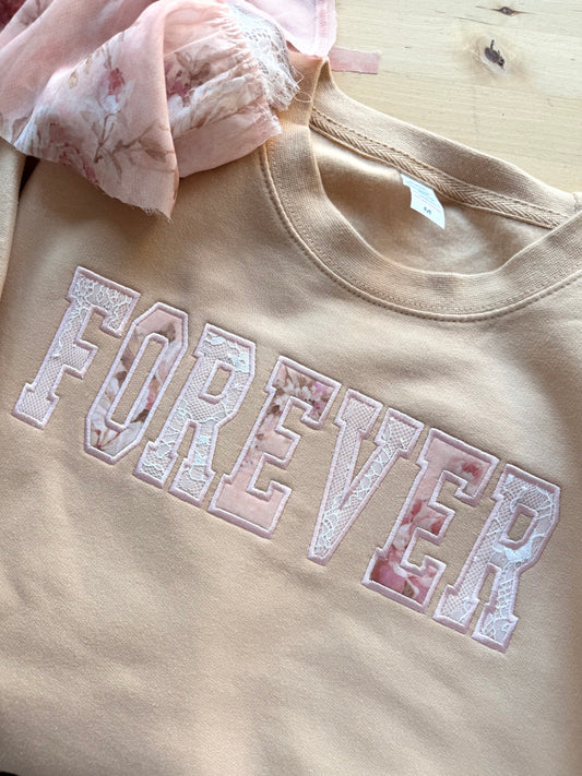 FOREVER Wedding Dress Keepsake Classic Jumper | Personalised Wedding Dress Sweatshirt