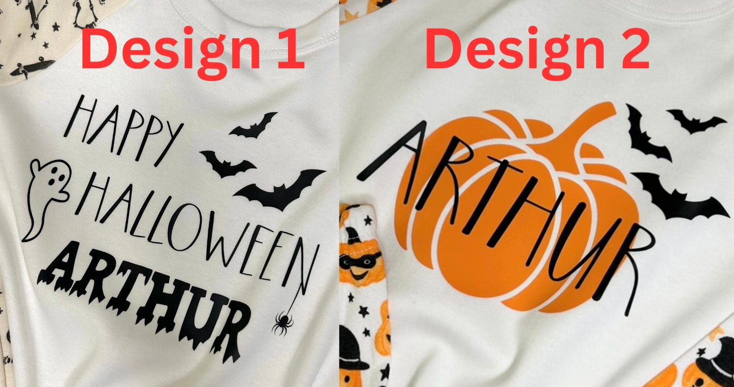 Halloween Personalised Children’s Pyjamas - Pre Order cut off 07.10.24