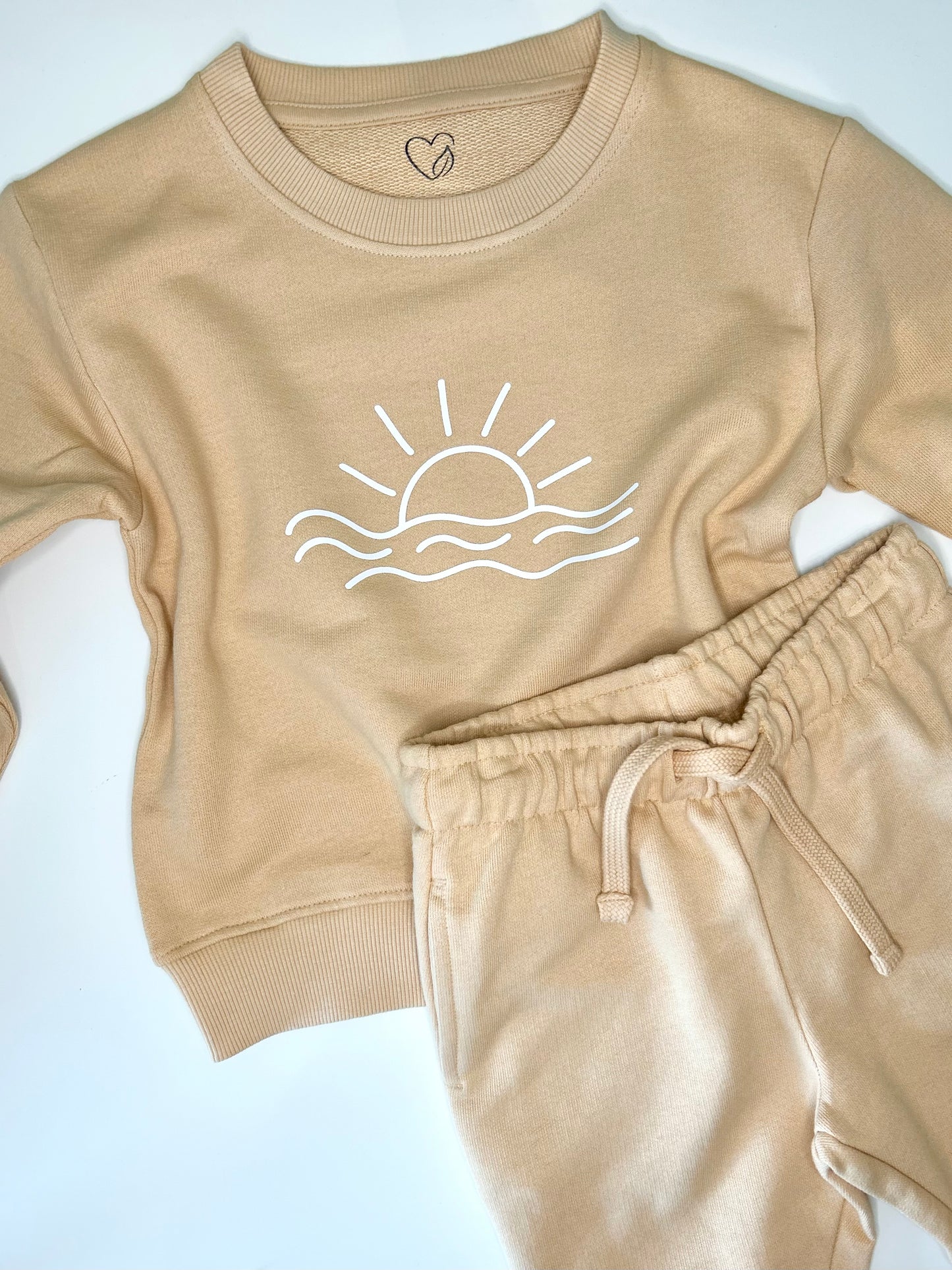 Sunset Children's Oversized Sweatshirt and Short Set