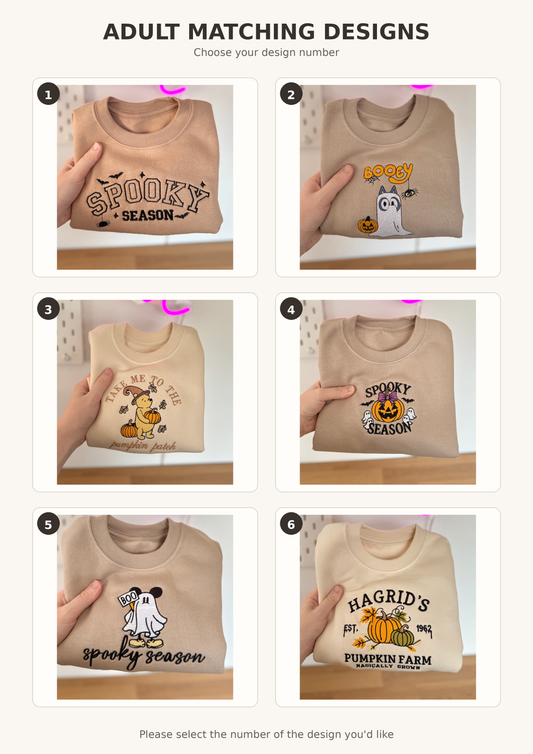 Adult Matching Halloween Sweatshirt