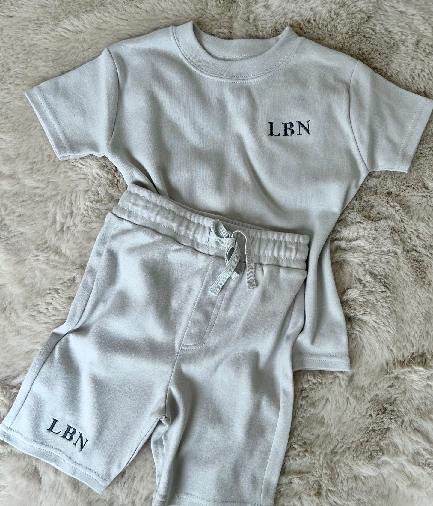 LBN T-Shirt and Cotton Shorts Sets - Unisex