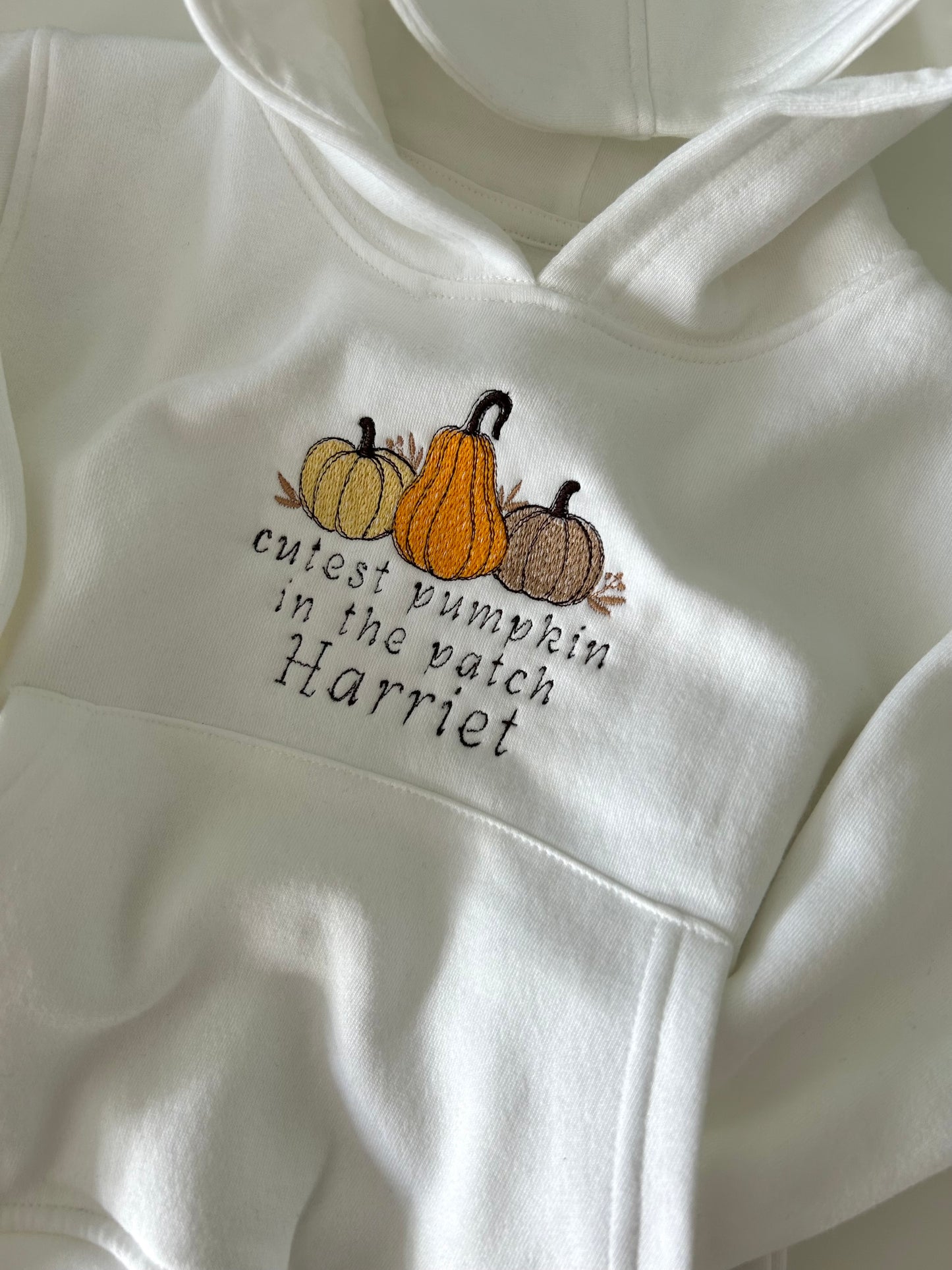 Cutest pumpkin in the patch Personalised Children's Hoodie