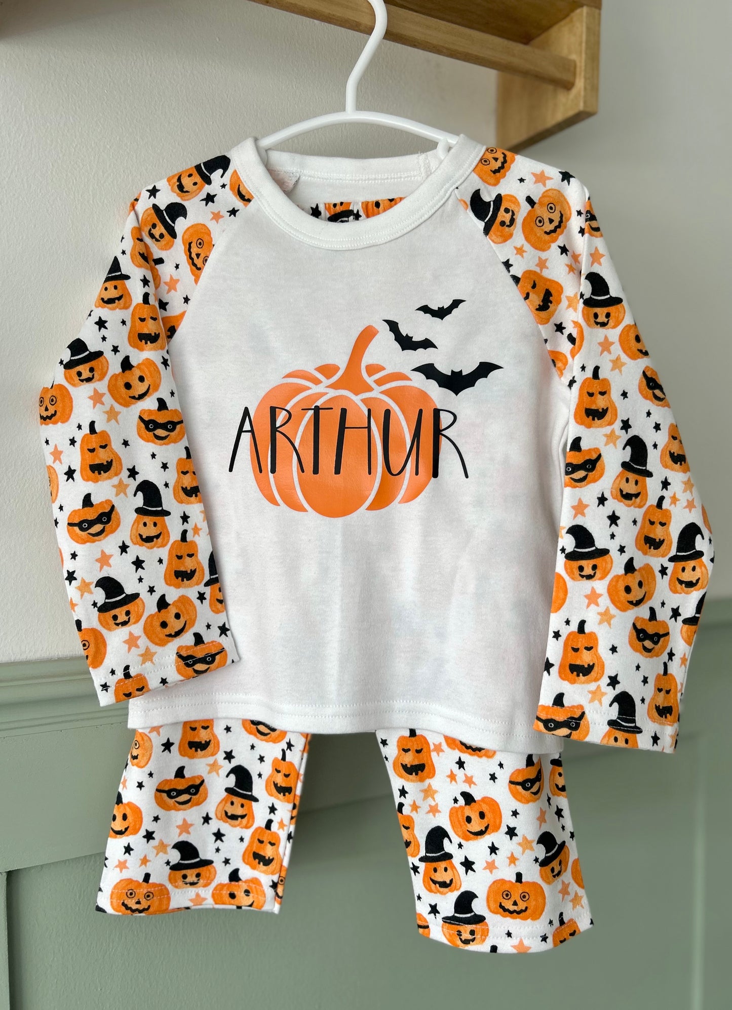 Halloween Personalised Children’s Pyjamas - Pre Order cut off 07.10.24