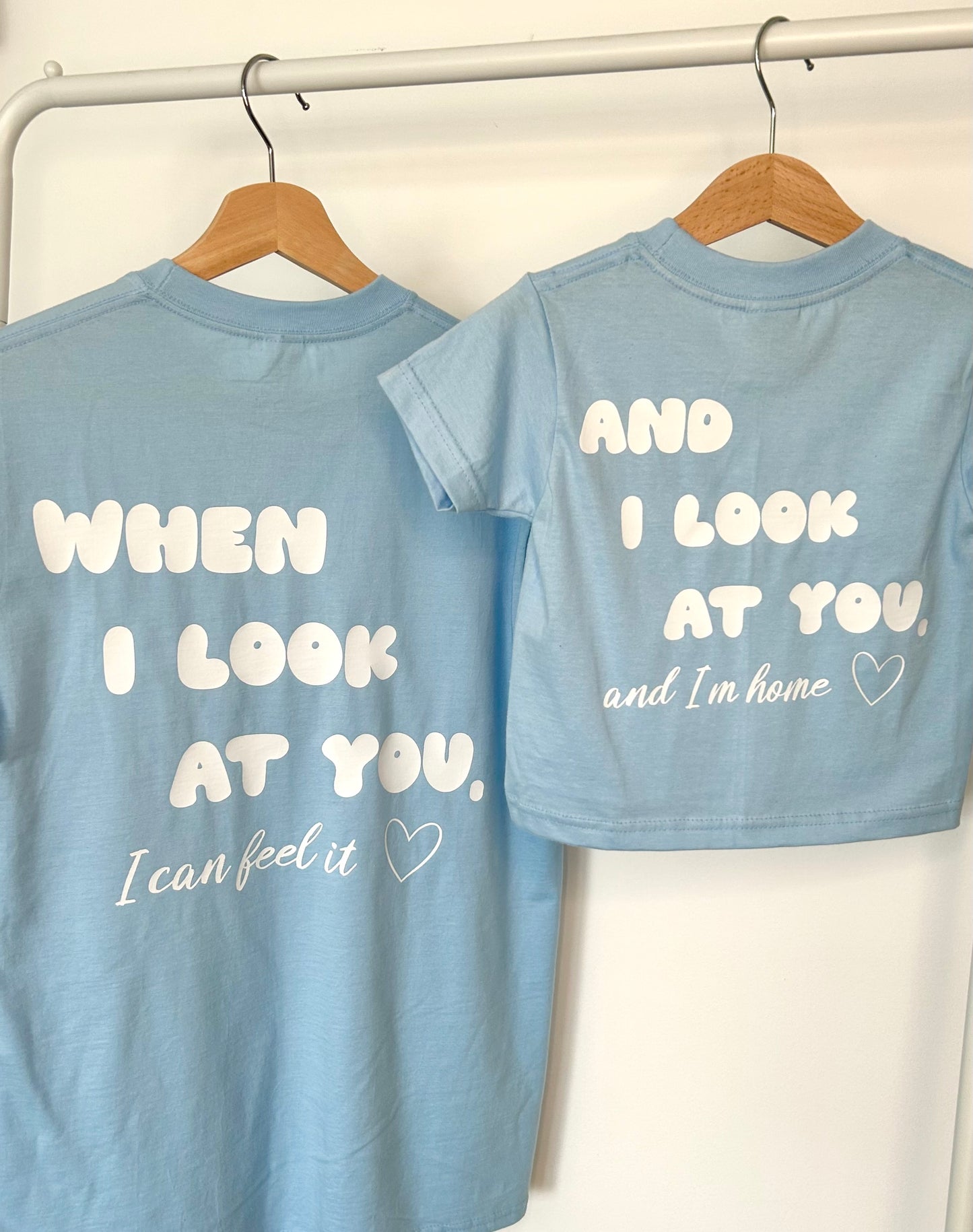 Children's 'And I look at you' Mini Me Matching T-Shirt