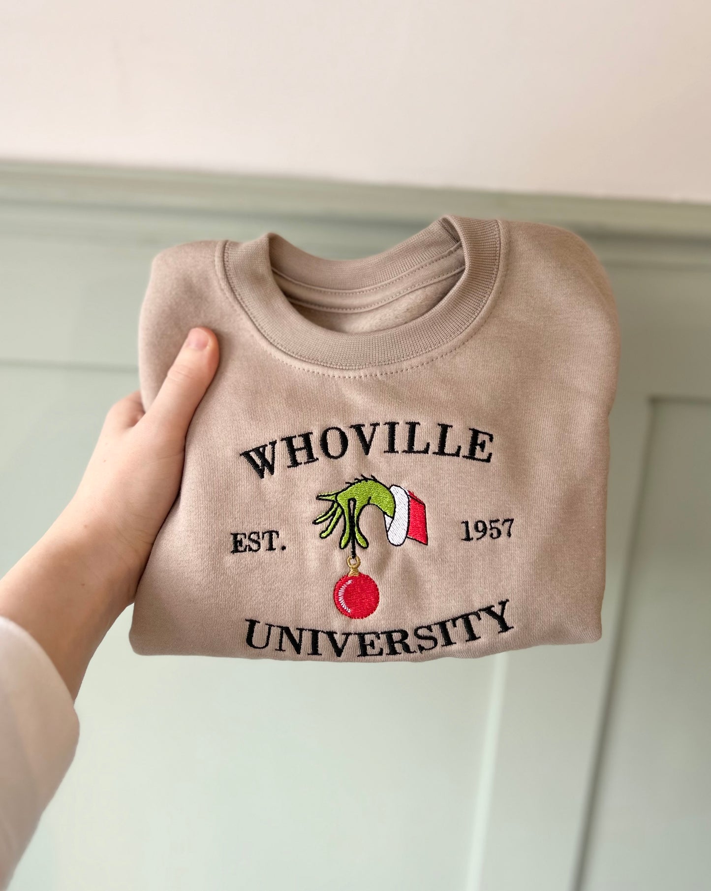 Grinch University Christmas Jumper