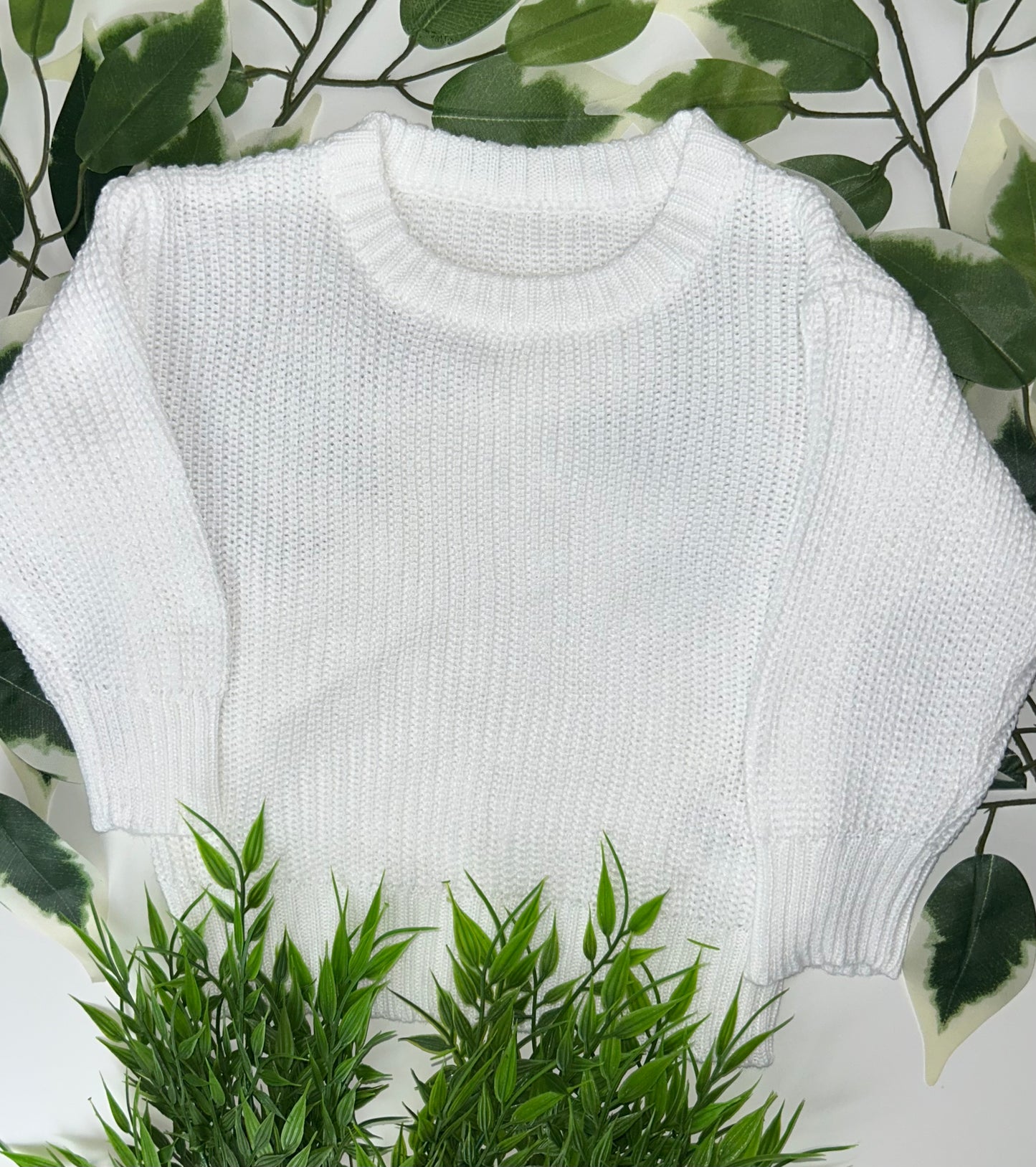 Personalised Baby/Toddler Knitted Sweater Pullover