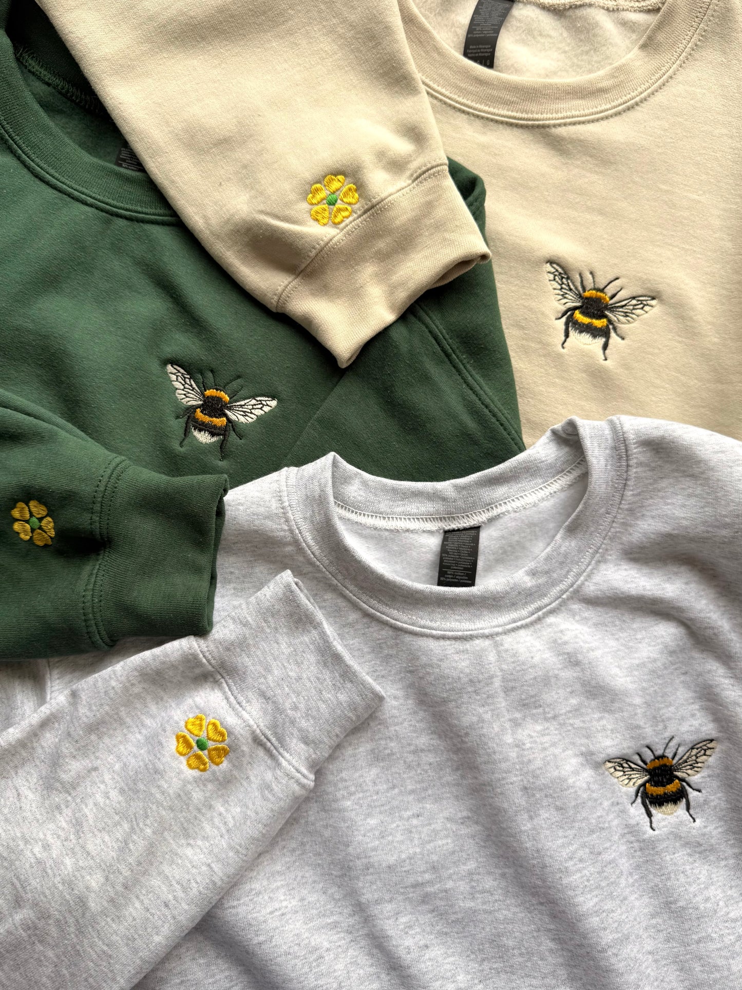 The Bumblebee Sweatshirt | Adult Embroidered Sweatshirt