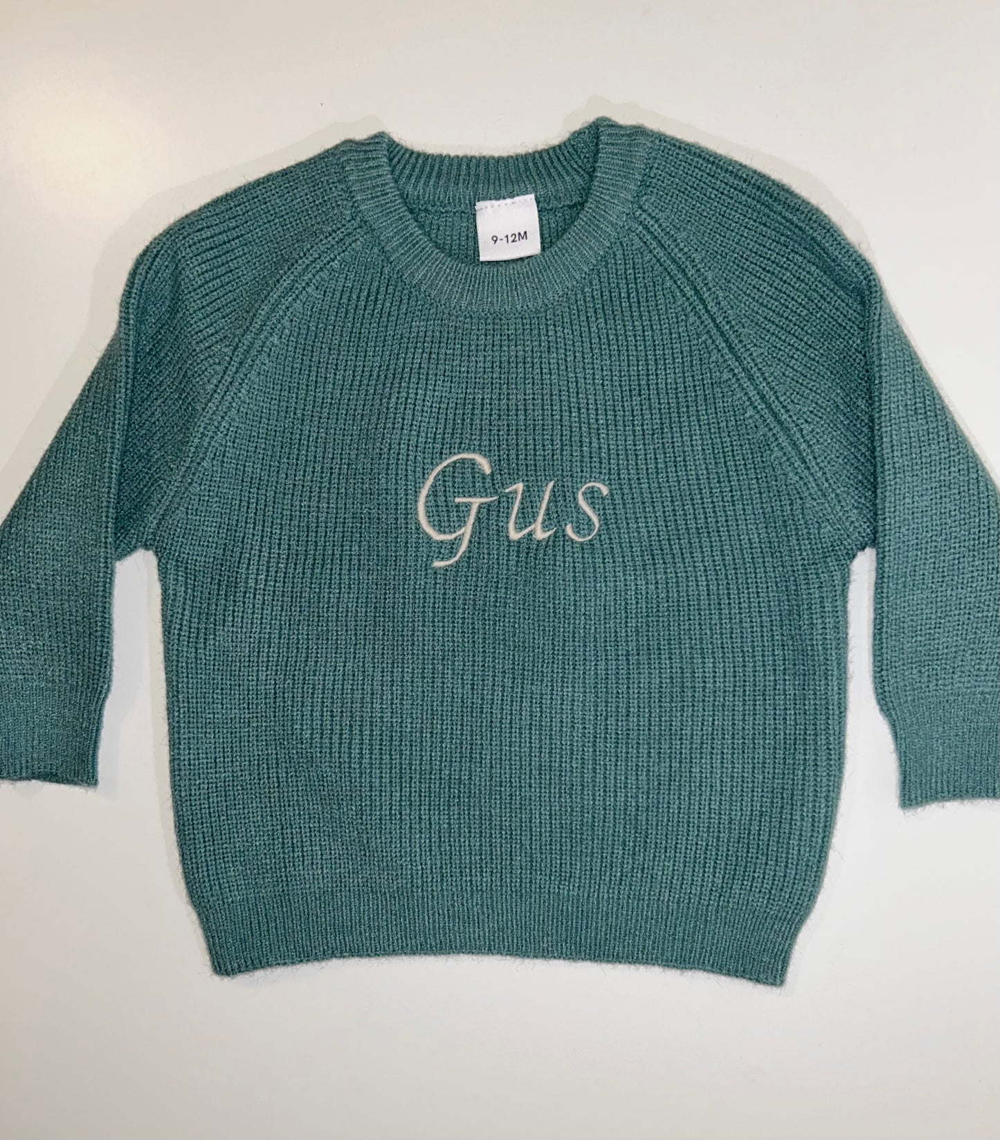 Personalised Baby/Toddler Knitted Sweater Pullover