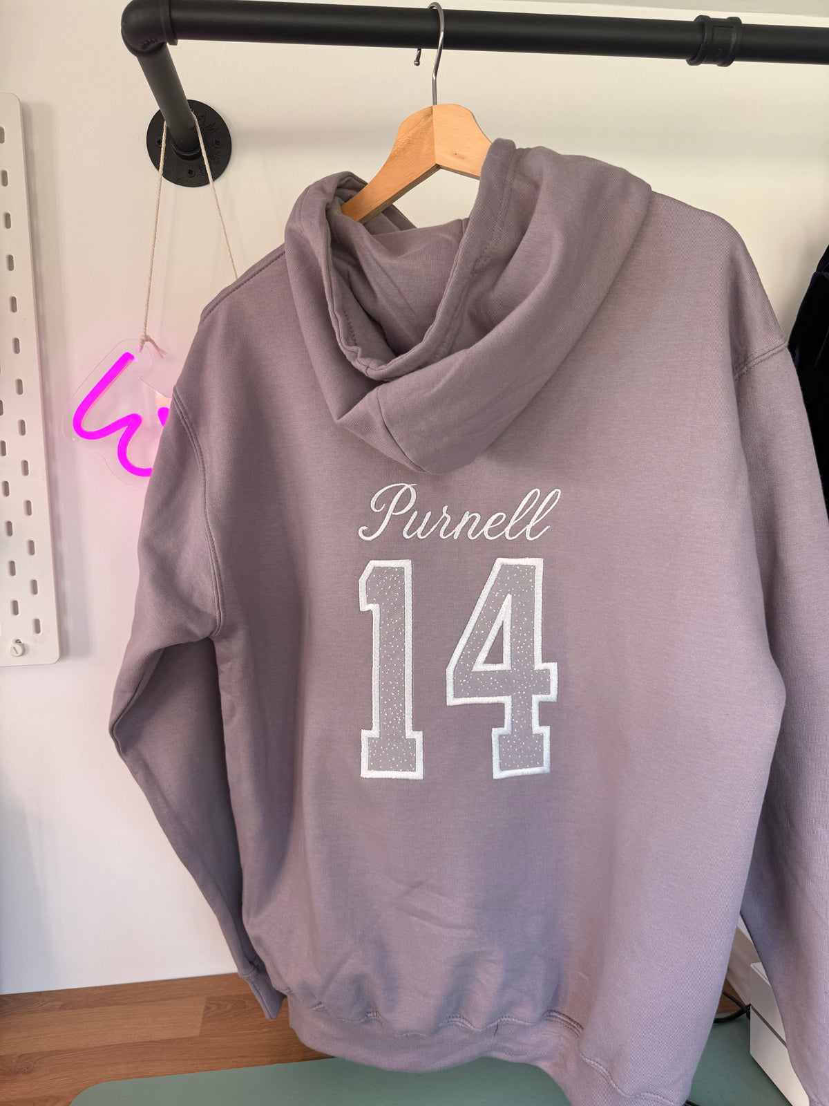 Signature Number Wedding Dress Keepsake Jumper | Personalised Appliqué Sweatshirt or Hoodie