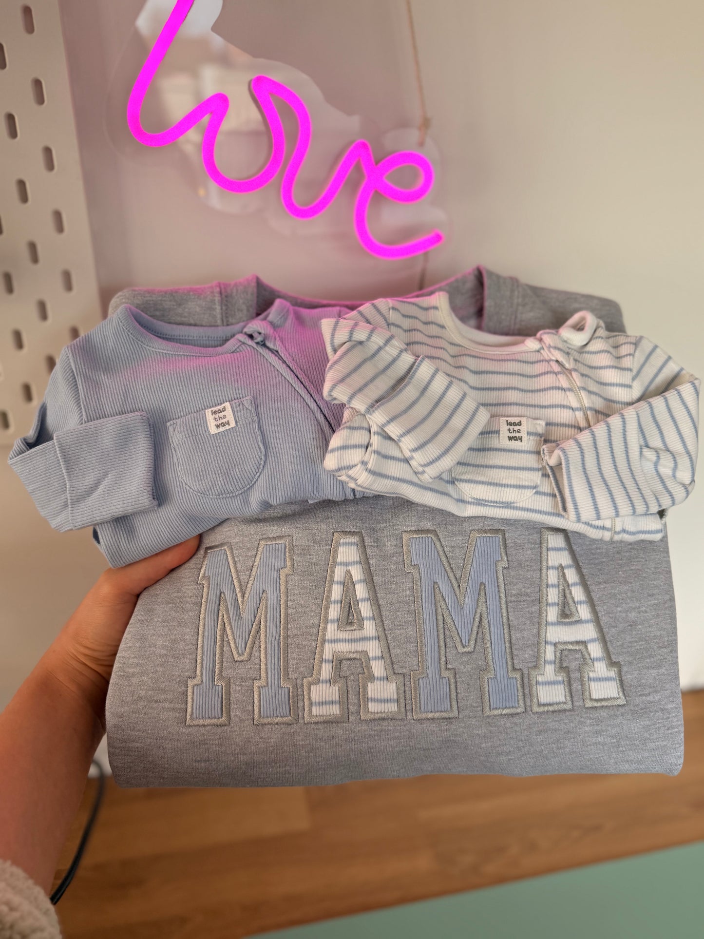 Personalised Appliqué Jumper in Straight Font - Keepsake Embroidered with Clothing