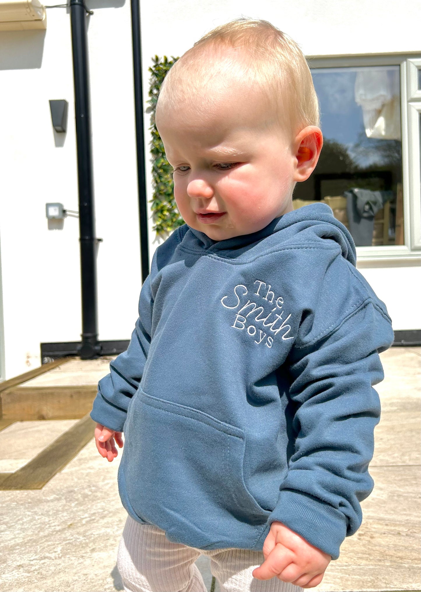 Personalised Surname Matching Mini Hoodie | Toddler / Children's - Embroidered