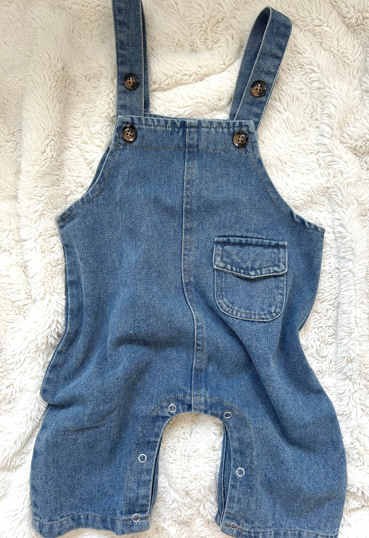 Denim Baby & Toddler Dungarees - Personalisation Available