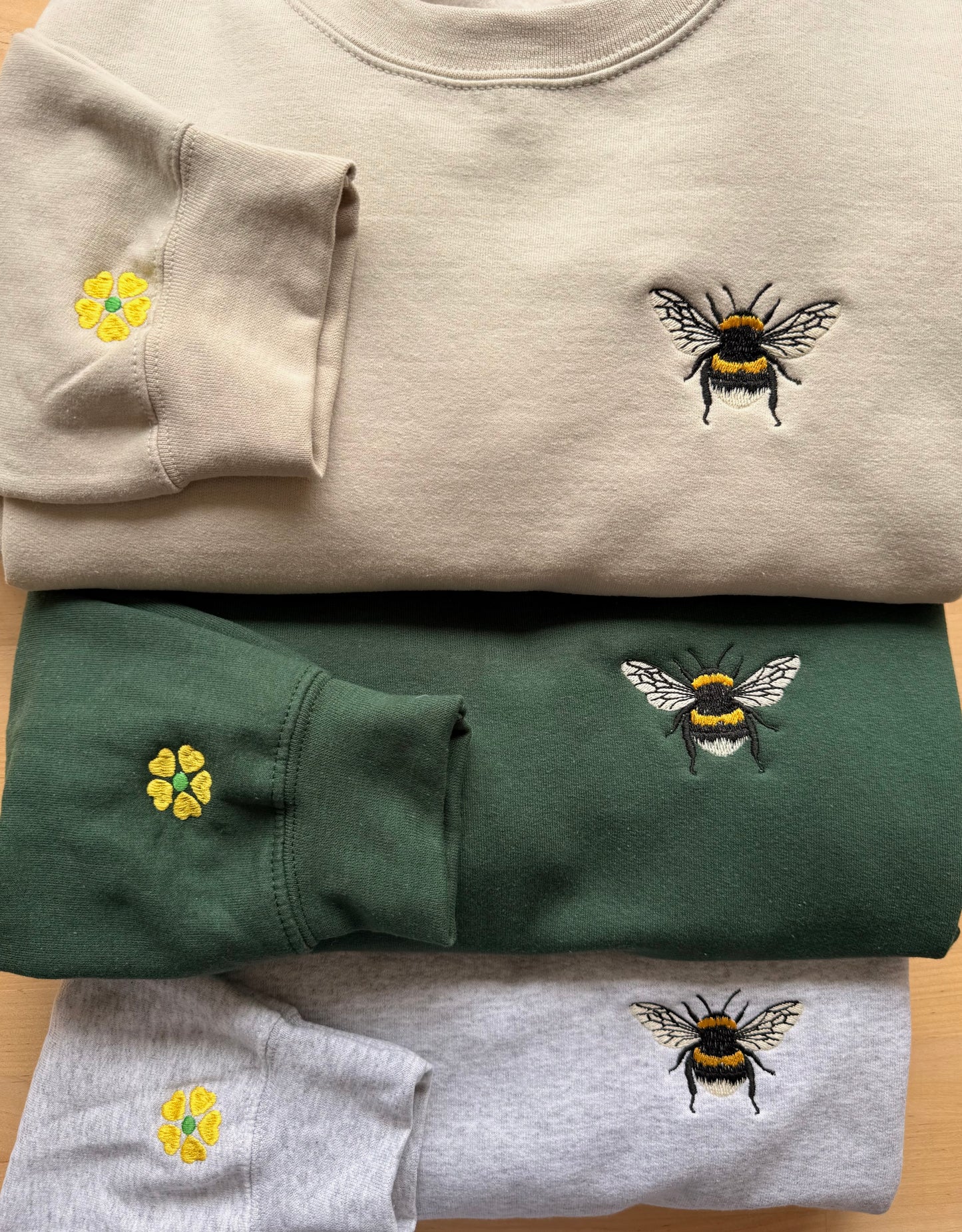 The Bumblebee Sweatshirt | Adult Embroidered Sweatshirt