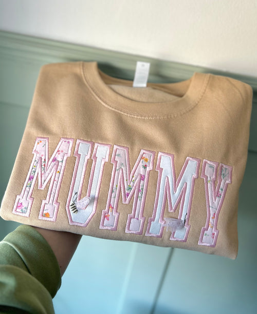 Keepsake Appliqué Jumper | Any word | Straight Font