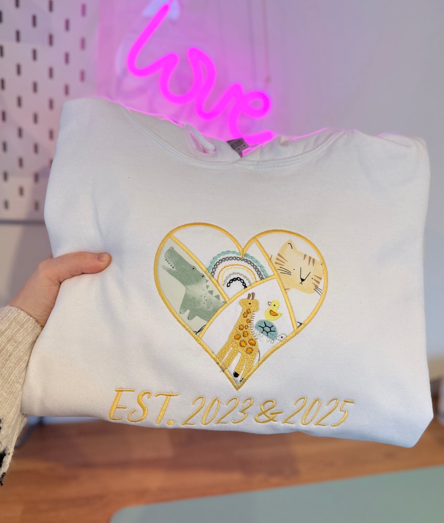 Keepsake Appliqué Heart Jumper