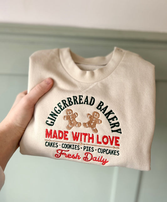 Gingerbread Bakery Christmas Jumper