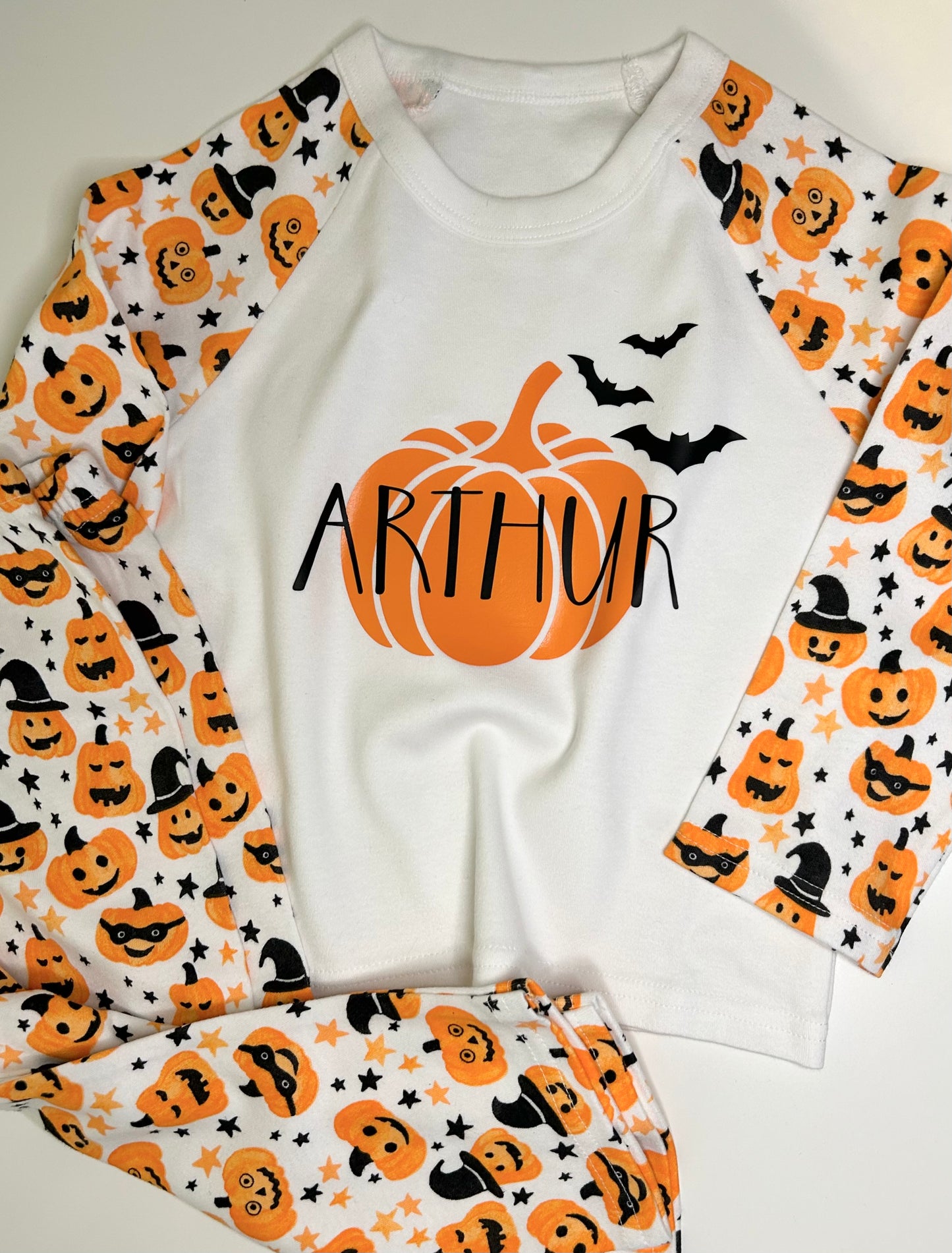 Halloween Personalised Children’s Pyjamas - Pre Order cut off 07.10.24