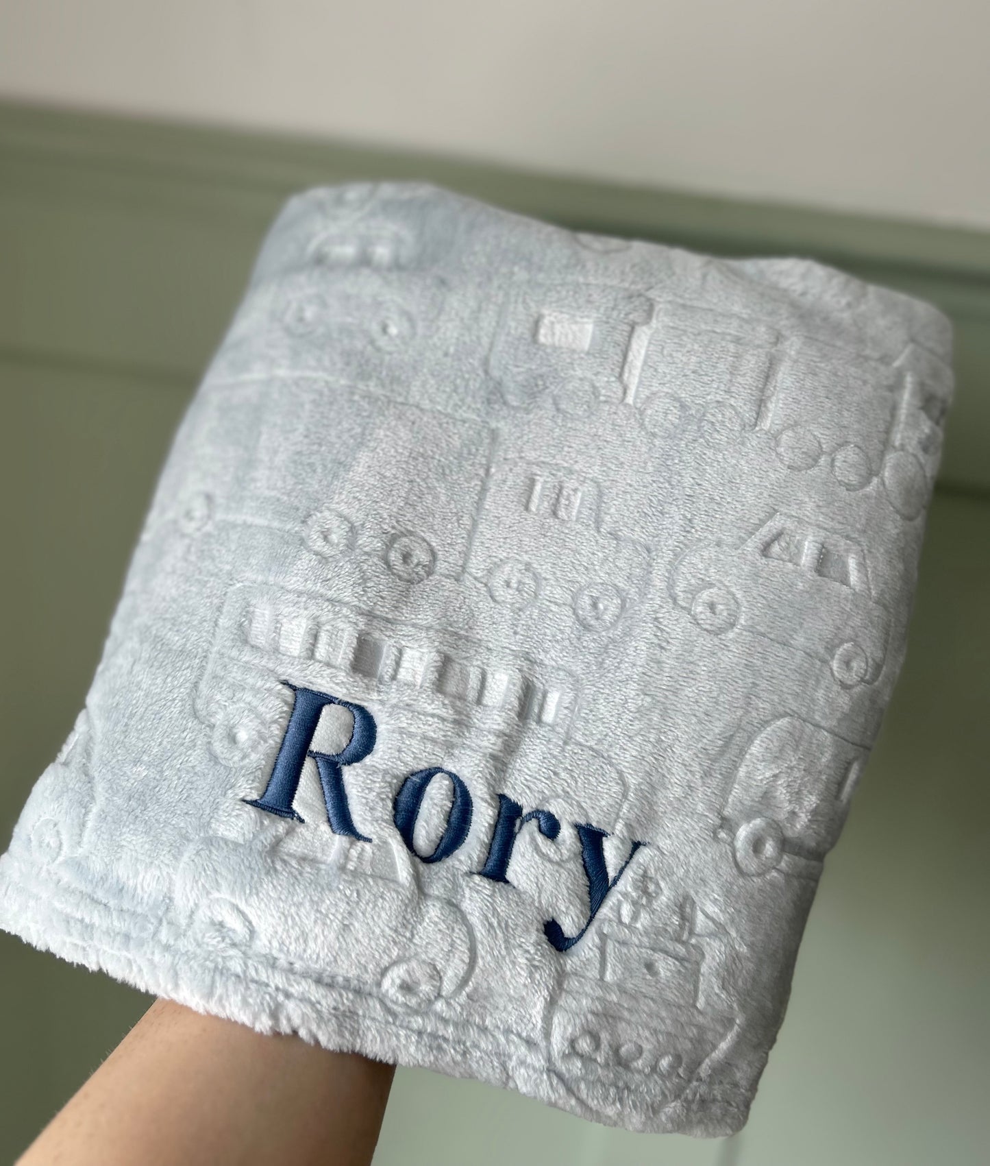 Personalised Imprinted Fleece Blanket - Embroidered