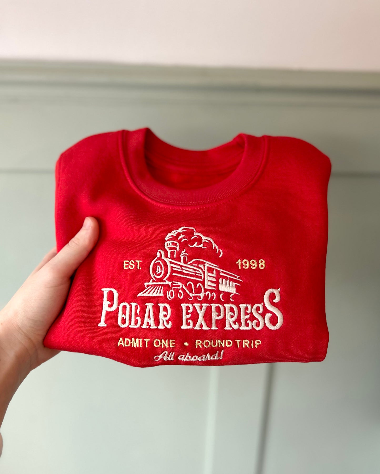 Polar Express Christmas Jumper
