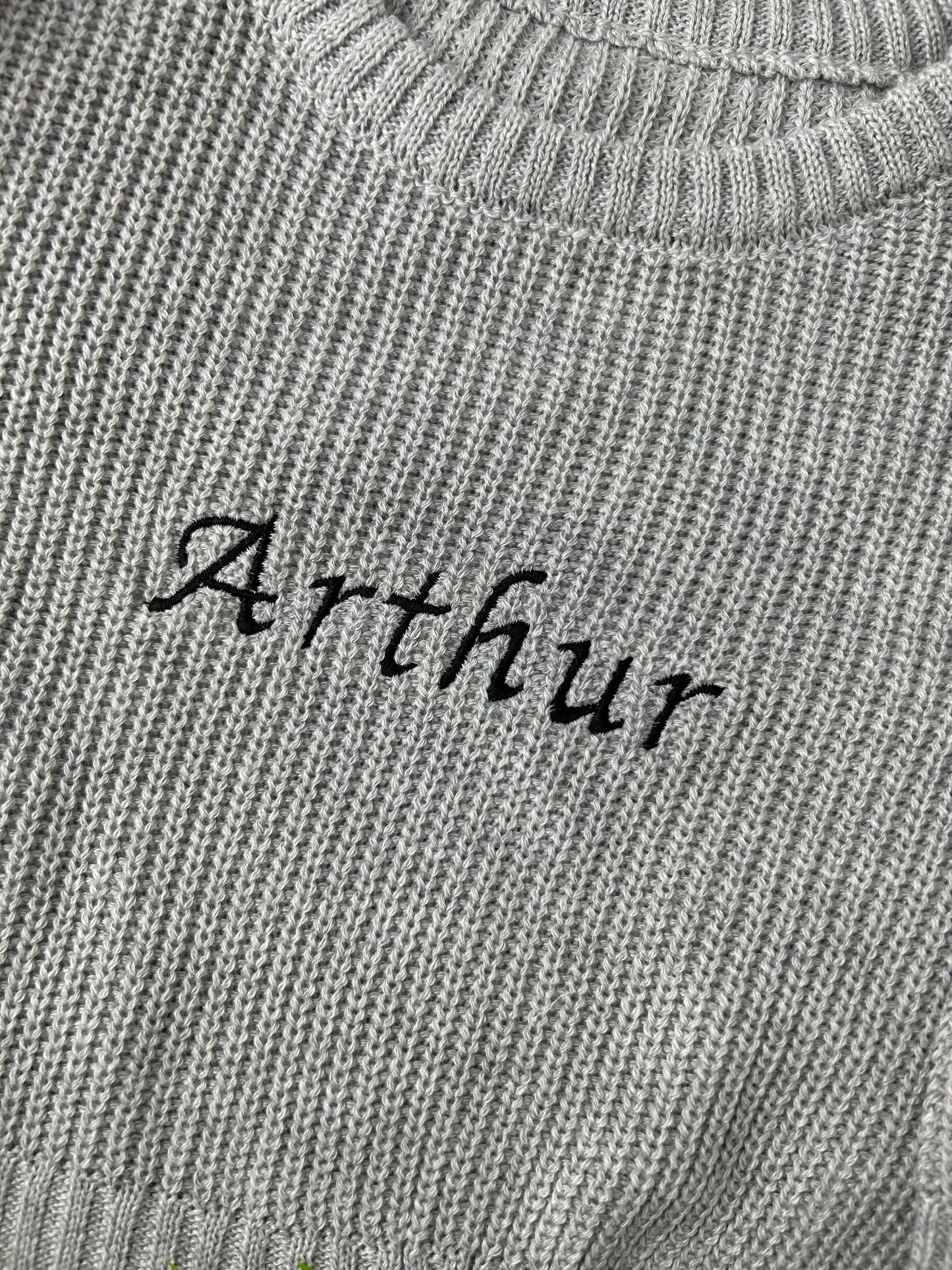 Personalised Baby/Toddler Knitted Sweater Pullover