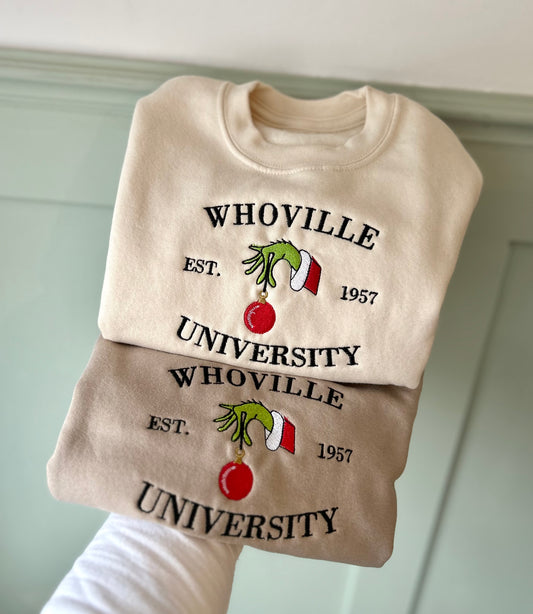 Grinch University Christmas Jumper