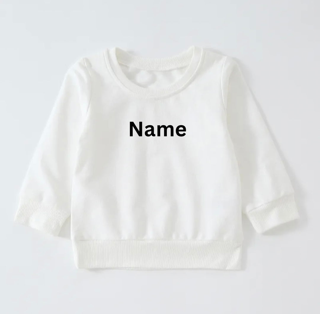 Personalised Baby and Toddler Sweatshirt - Embroidered