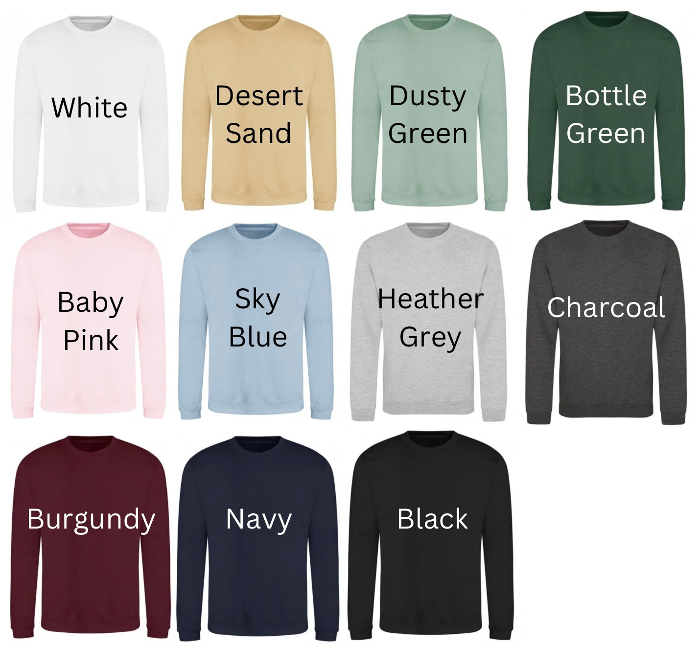 Personalised Date 'Mini' Matching Sweatshirt Toddler / Children's - Embroidered