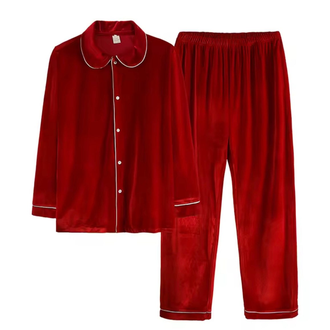 Red Velvet Pyjamas - Adult's Personalised - Pre-Order