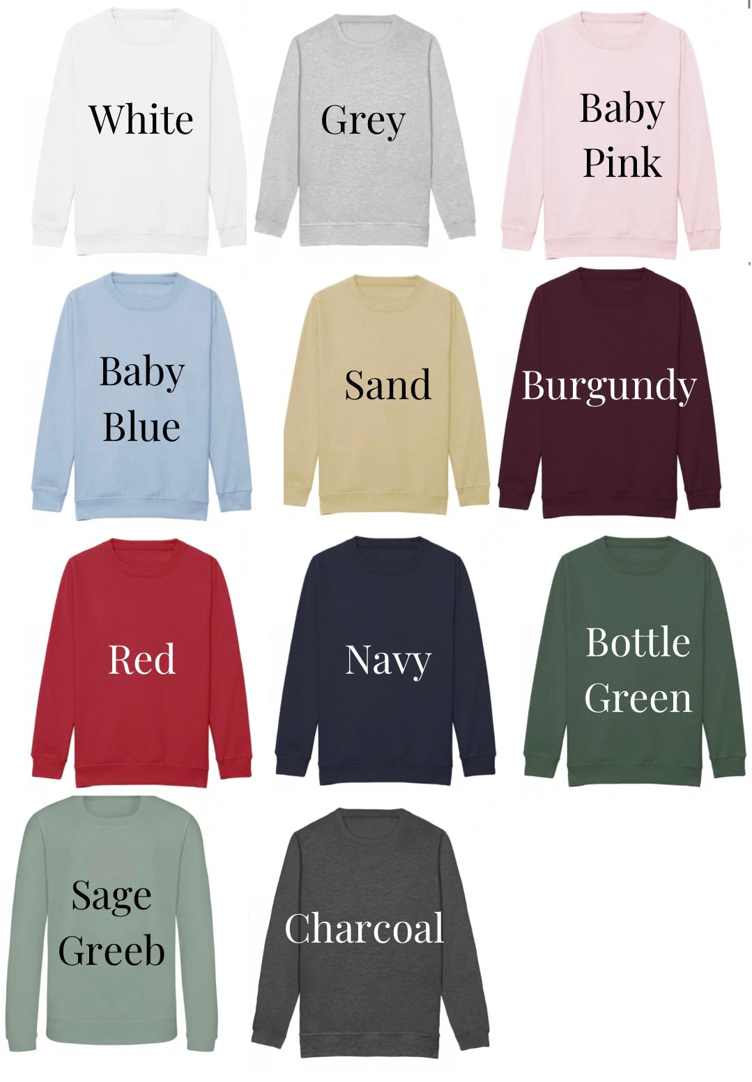 Children's Christmas Cookie (Matching Adult’s version) Embroidered Sweatshirt