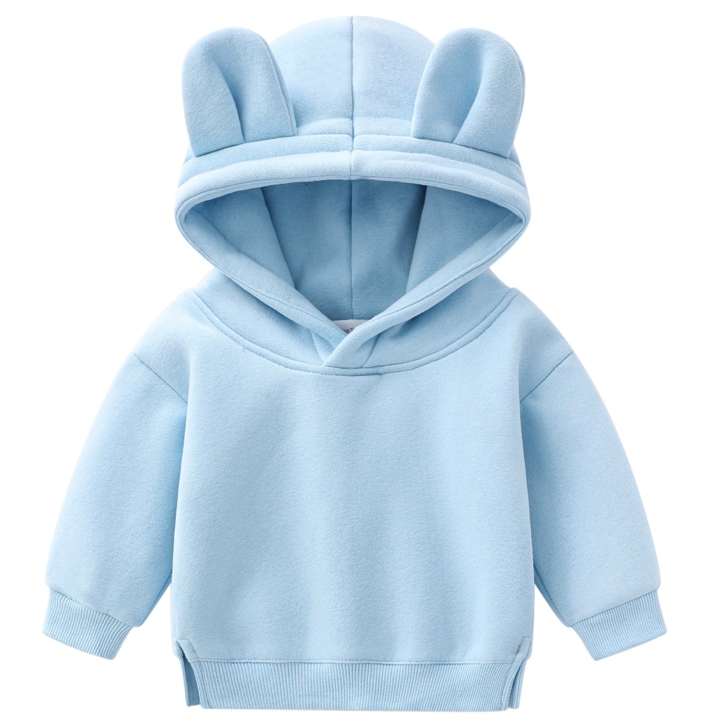 Personalised Baby and Toddler Bear Ear Hoodie - Embroidered