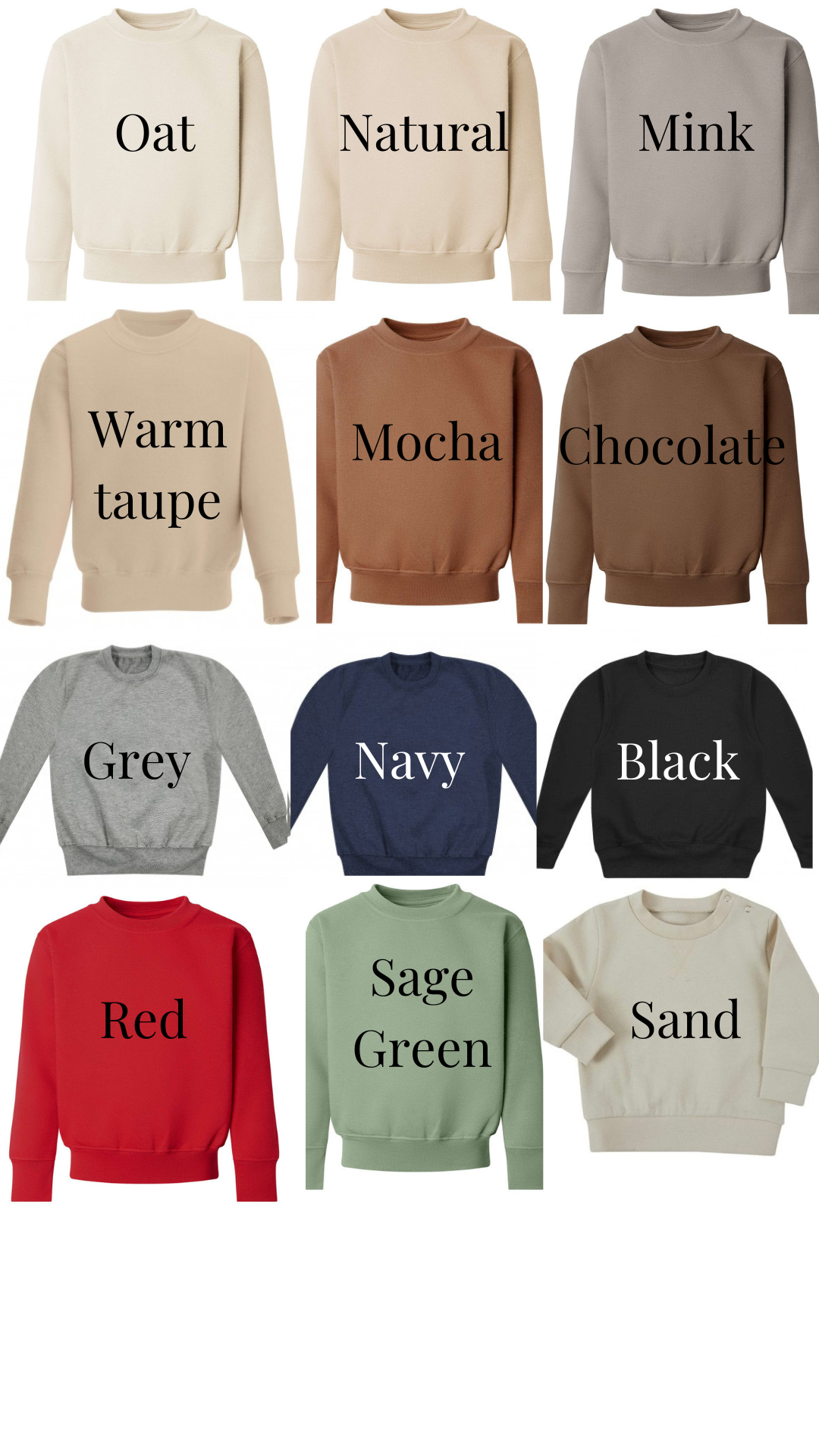 'Name' Believes Personalised Christmas Children's Jumper -Embroidered